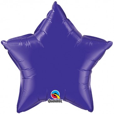 Purple Star Foil Balloon