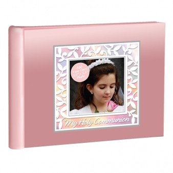 First Holy Communion Pink Novelty Autograph Album