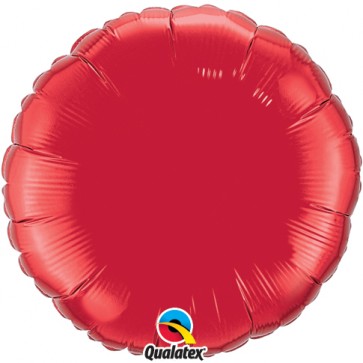 Red Round Foil Balloon 