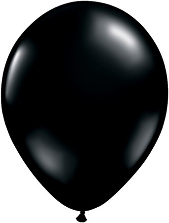 Black Latex Balloons 