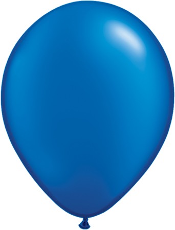 25 Blue Latex Balloons