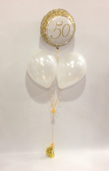 50th Anniversary Balloon Bunch