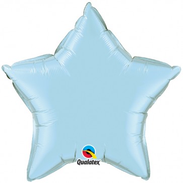 Baby Blue Star Foil Balloon 