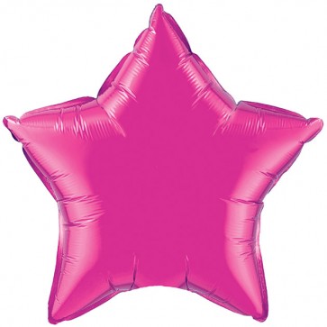 Hot Pink Star Foil Balloon 