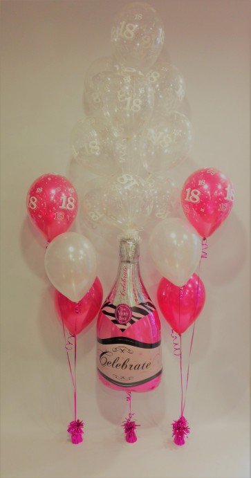 AGE 18 PINK PARTY POP PACKAGE