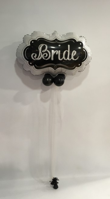 Bride Balloon with Tulle