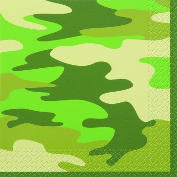 Camouflage Paper Luncheon Napkins