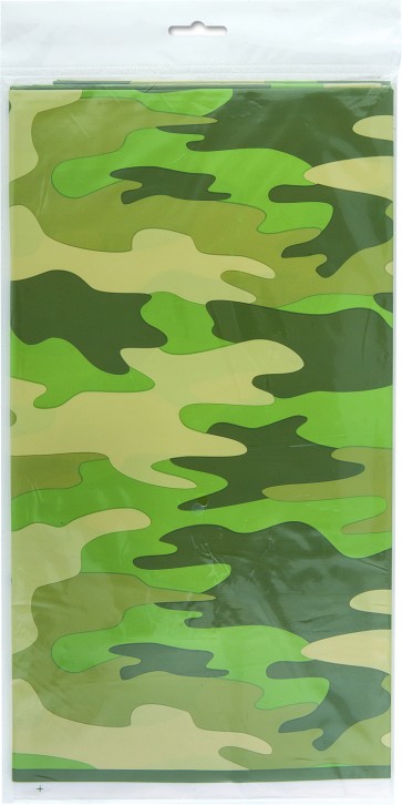 Camouflage Plastic Tablecover