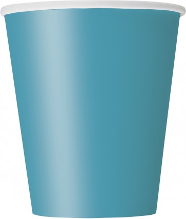 Teal Paper Cups