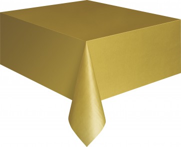 Gold Plastic Tablecover