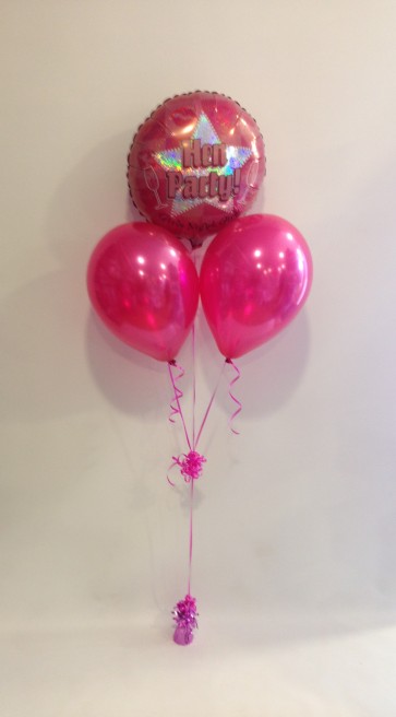 Hen Party Hot Pink Balloon Bunch 