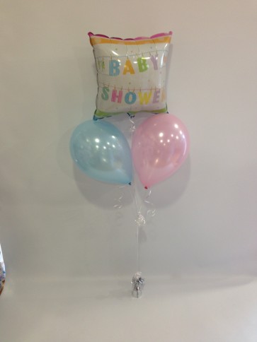 Clothes Line Baby Shower Balloon Bunch