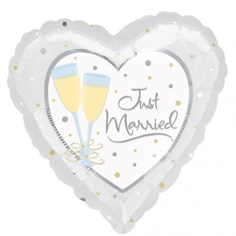 'Just Married' Foil Balloon