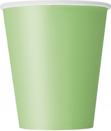 Lime Green Paper Cups 