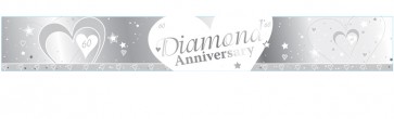Diamond Wedding Anniversary Banner