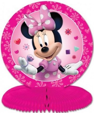 Minnie Mouse Pink Honeycomb Table Centerpiece