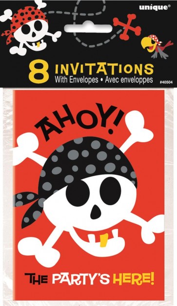 Pirate Fun Party Invitations