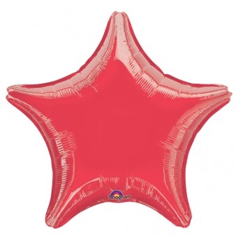 Red Star Foil Balloon 