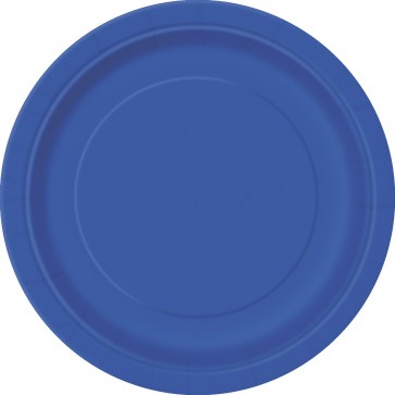 Royal Blue Paper Plates 