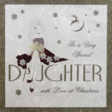 Five  Dollar Shake 'To a Very Special Daughter with Love at Christmas' Card. 