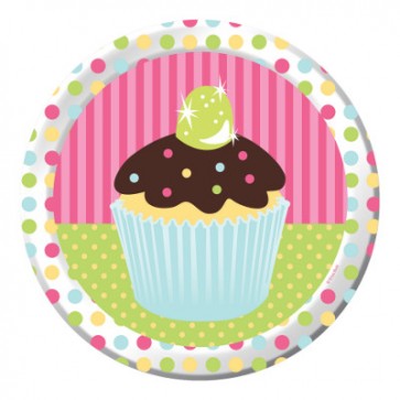 Sweet Treat Cupcakes Paper Plates