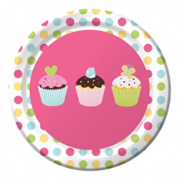 Sweet Treat Cupcakes Side Plates    