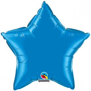 Blue Star Foil Balloon 