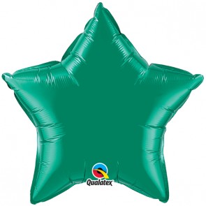 Emerald Green Star Foil Balloon 