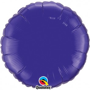 Purple Round Foil Balloon