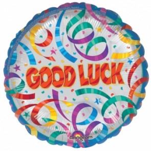 Good Luck Party Streamers Foil Balloon