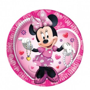 Minnie Mouse Pink Paper Plates