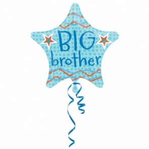 Big Brother Blue Star Foil Balloon