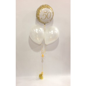 50th Anniversary Balloon Bunch