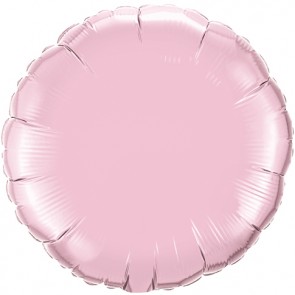 Pastel Pink Round Foil Balloon 