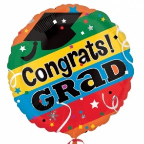 Congrats Grad Letters Foil Balloon