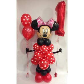 AGE 1 MINNIE MOUSE BALLOON PACKAGE 