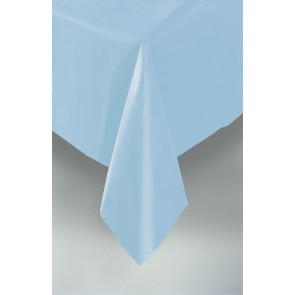 Baby Blue Plastic Tablecover