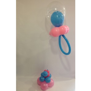 Pink and Blue Dummy Balloon 