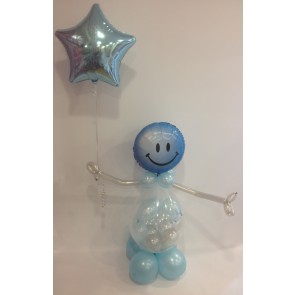 Blue First Holy Communion Beanie Baby Balloon 