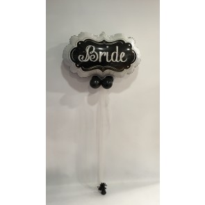 Bride Balloon with Tulle