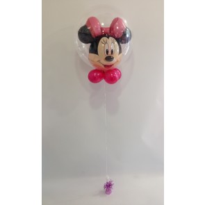 Minnie Mouse with Hot Pink Collar