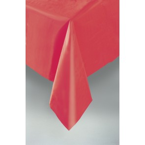 Red Plastic Tablecover