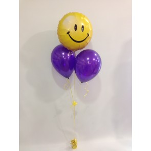 Smiley Face Balloon Bunch