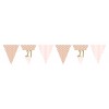 Age 21 Rose Gold and Pale Pink Bunting